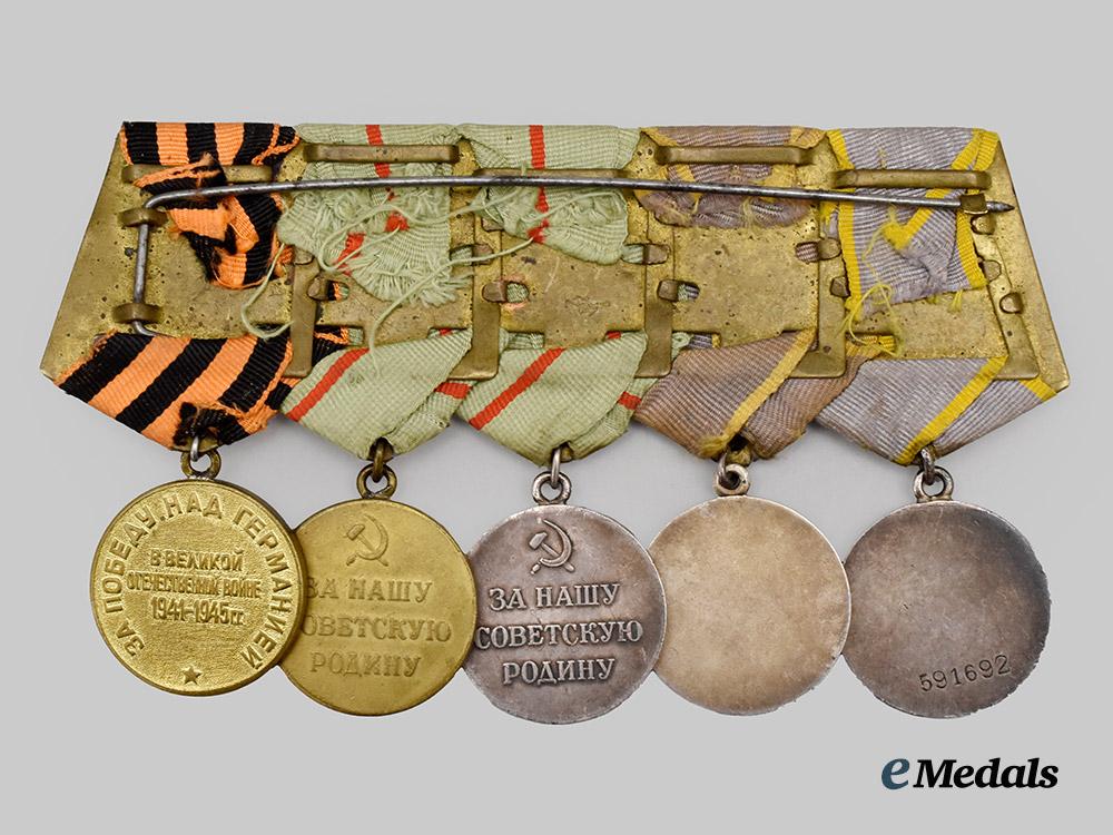 russia,_soviet_union._a_medal_bar_of_five_decorations___m_n_c5031