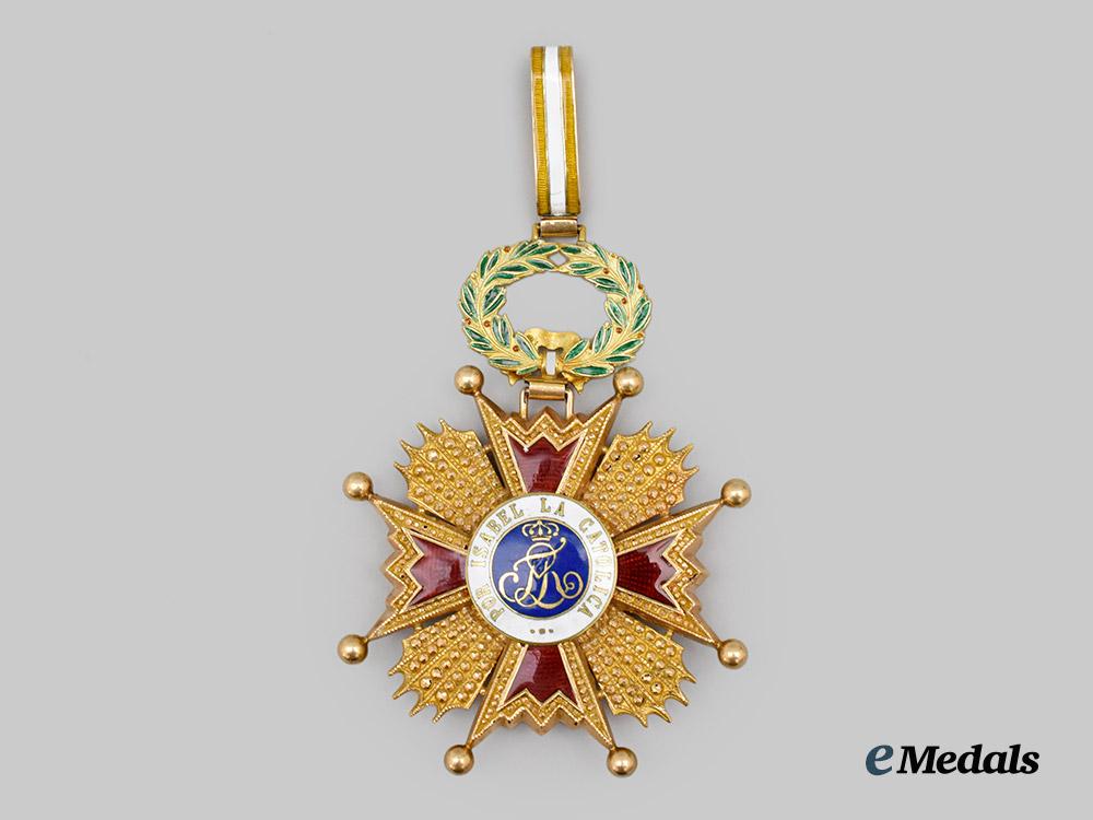 spain,_kingdom._an_order_of_isabella_the_catholic,_commander_in_gold,_c.1880___m_n_c5194