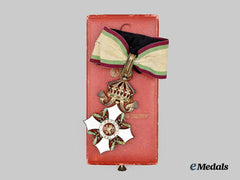Bulgaria, Kingdom. A National Order for Civil Merit, III Class Commander with Case