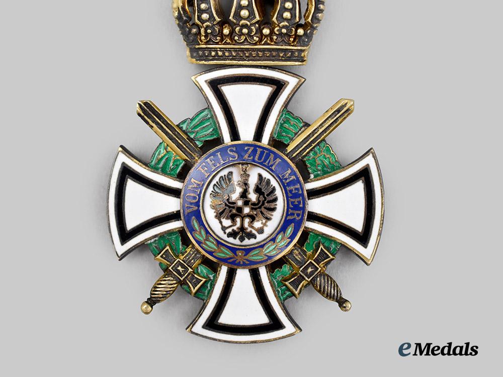 prussia,_kingdom._a_royal_house_order_of_hohenzollern,_knight’s_cross_with_swords,_by_gebrüder_friedländer___m_n_c5207