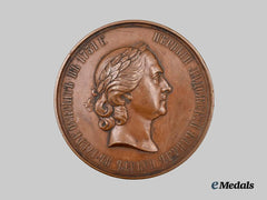 Russia, Imperial. A Medal for the Opening of the Second Ladoga Canal 1866, by Pavel Brunitsyn