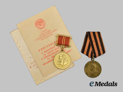 Russia, Soviet Union. A Pair of Awards to Milentey Nikolay Victorovich