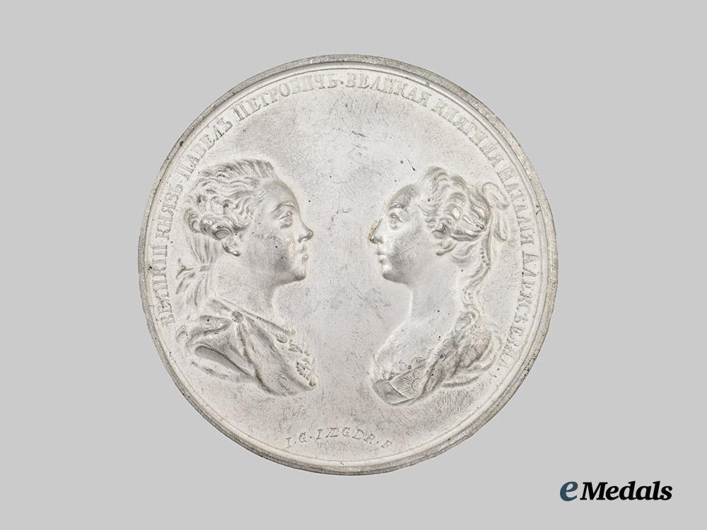 russia,_imperial._a_medal_for_marriage_of_crown_prince_paul_petrovich_to_princess_natalia1773,_by_johann_jaeger_and_johann_gass___m_n_c5377