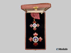 Spain, Franco Period. A Civil Order of Alfonso X the Wise, Commander Set