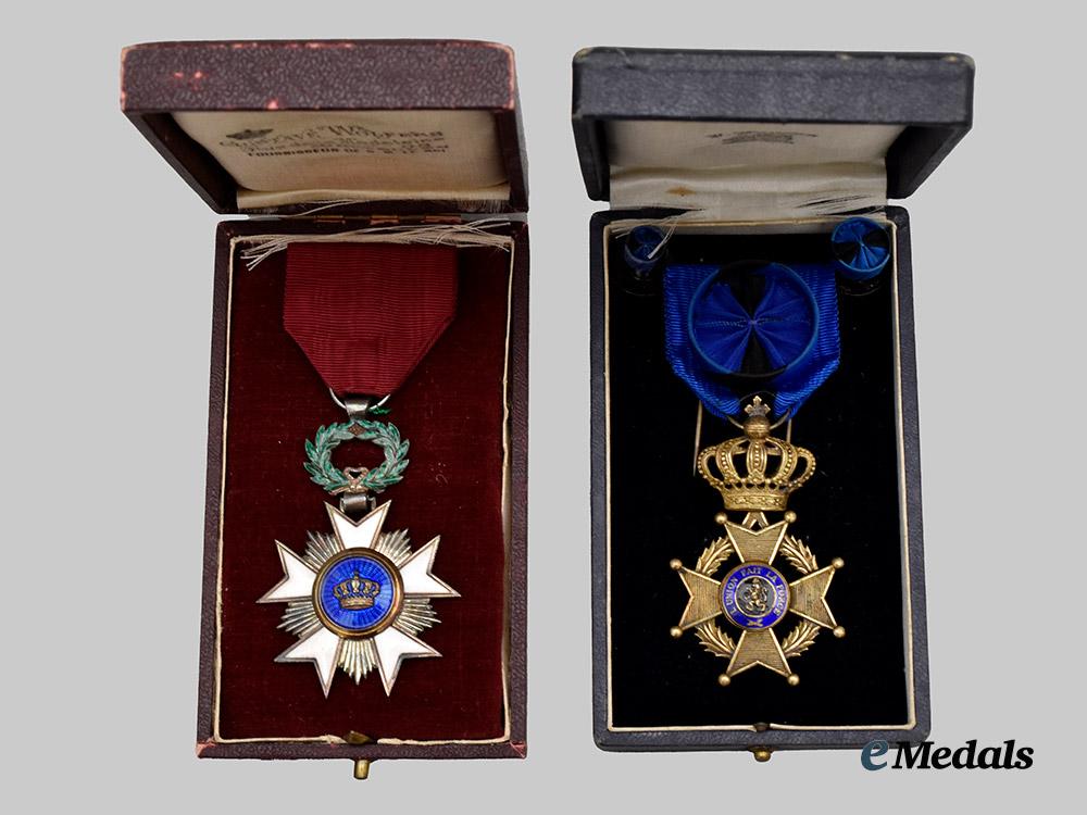 belgium,_kingdom._two_belgian_orders_in_case___m_n_c5396