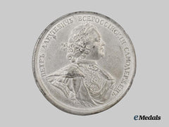 Russia, Imperial. A Medal for the Battle of Poltava 1709, by Benjamin Scott