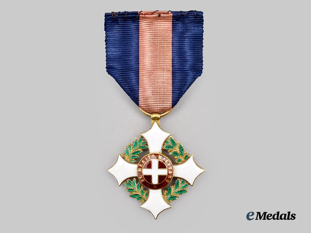 italy,_kingdom._a_military_order_of_savoy,_knight_in_gold,_with_miniature,_c.1880___m_n_c5419