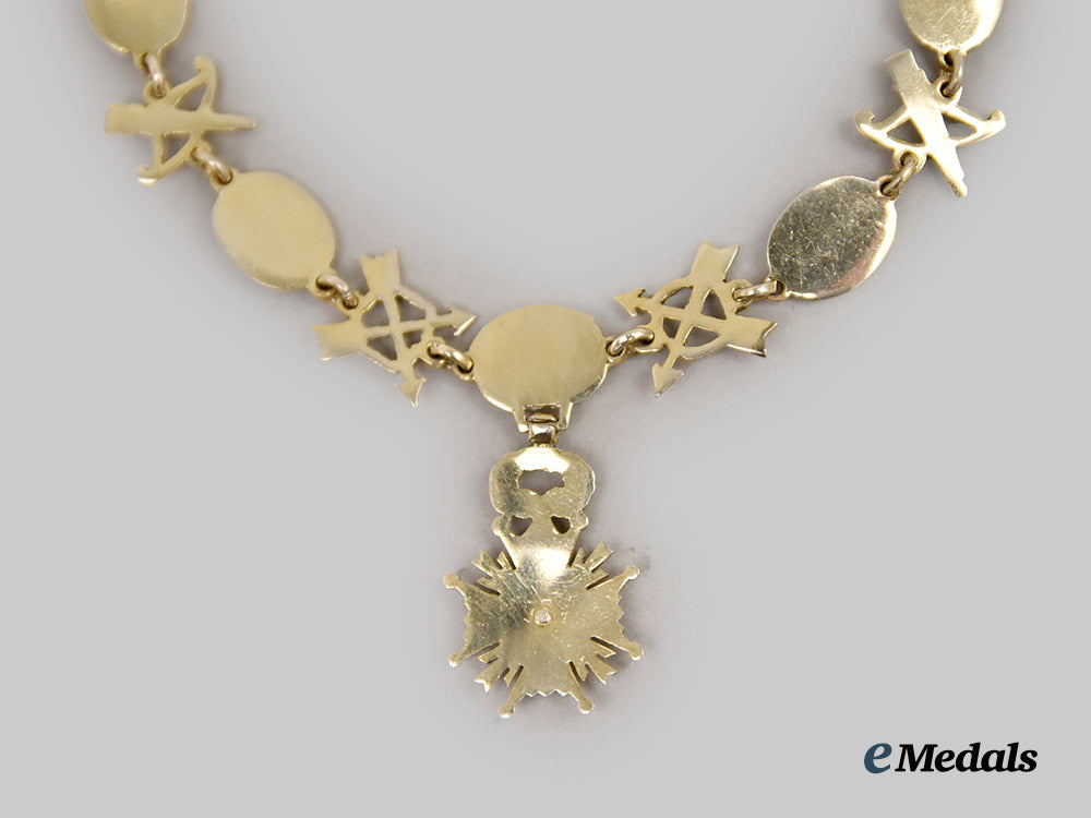 spain,_kingdom._a_miniature_spanish_order_of_isabella_the_catholic_collar,_c.1960.___m_n_c5422