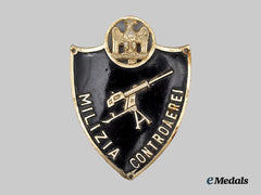 Italy, Kingdom. An MVSN Anti-Aircraft Unit Sleeve Shield