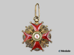 Russia, Imperial. An Order of St. Stanislaus, III Class Cross, French-Made for White Émigrés c. 1922