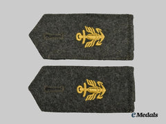 Germany, Kriegsmarine. A Mint Set of Coastal Artillery Enlisted Ranks Shoulder Straps