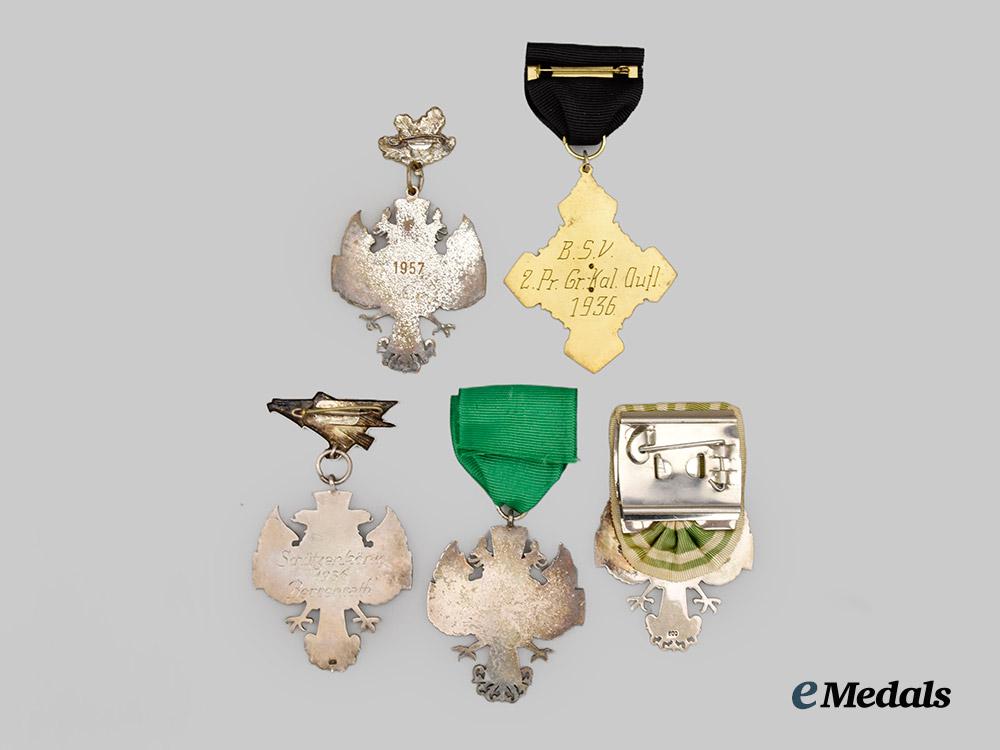 germany,_empire._a_lot_of_five_marksmanship_awards___m_n_c5634
