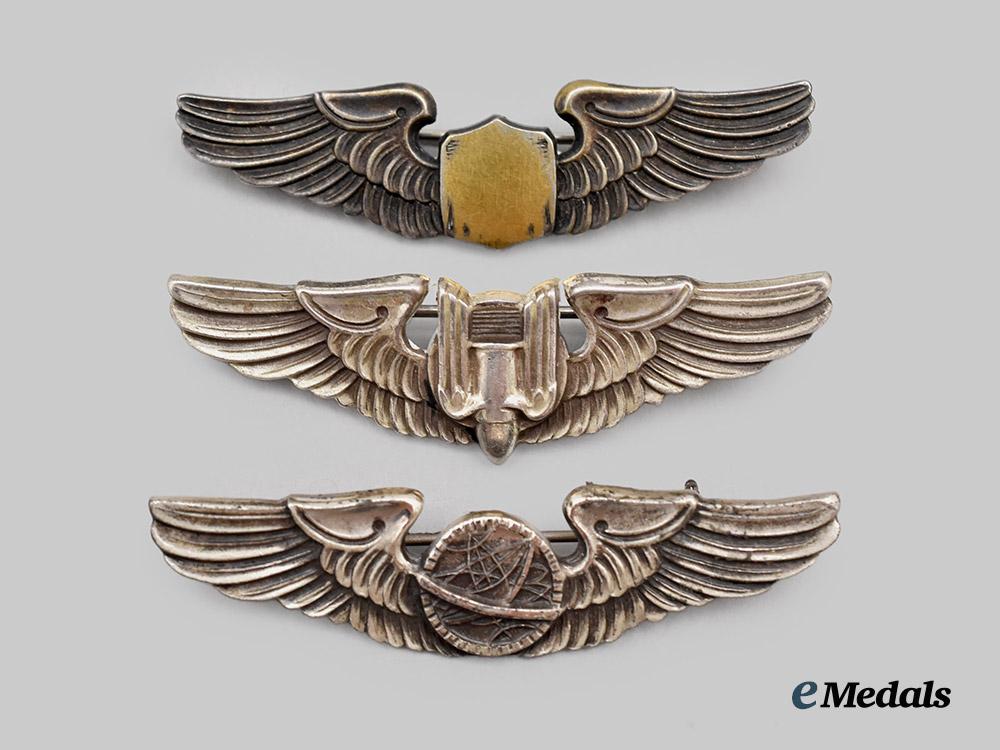 united_states._three_second_war_wings,_reduced_size___m_n_c5709