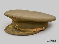 Spain, Franco Regime. General's Visor Named To A Blue Division Veteran