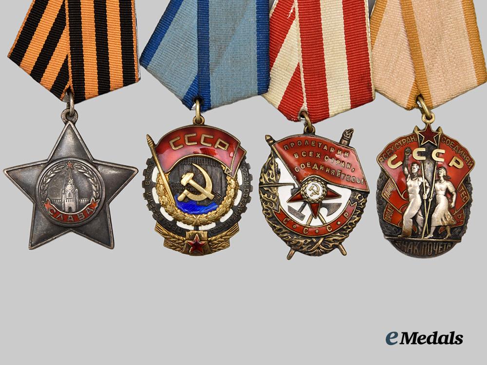 russia,_soviet_union._a_mixed_lot_of_orders_for_courage_and_merit___m_n_c5747