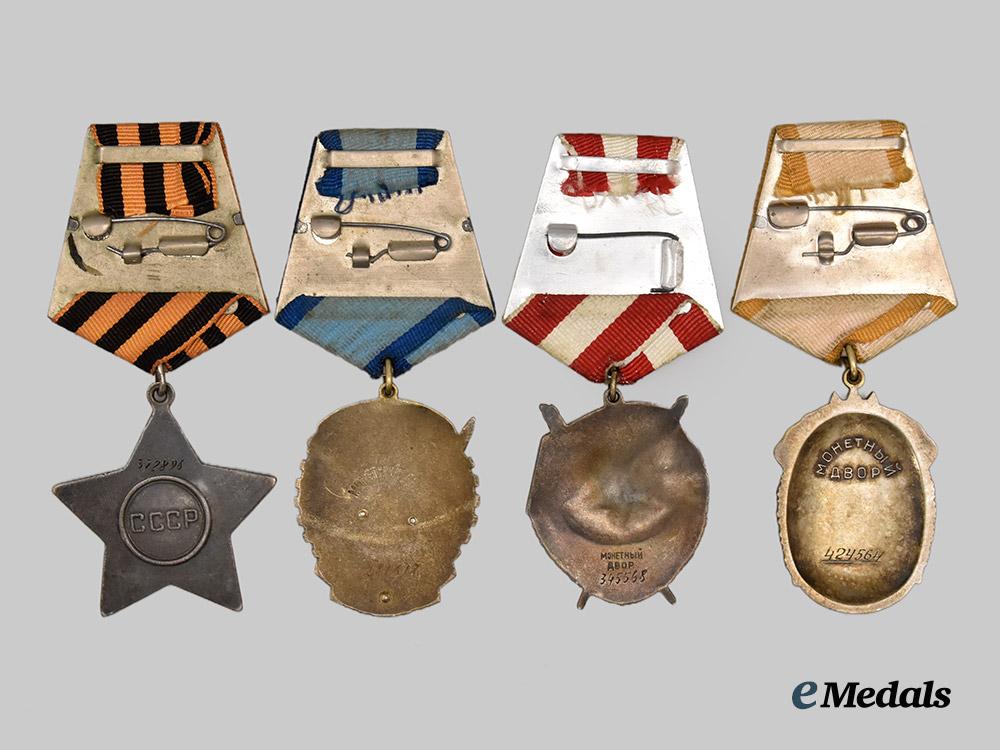 russia,_soviet_union._a_mixed_lot_of_orders_for_courage_and_merit___m_n_c5748