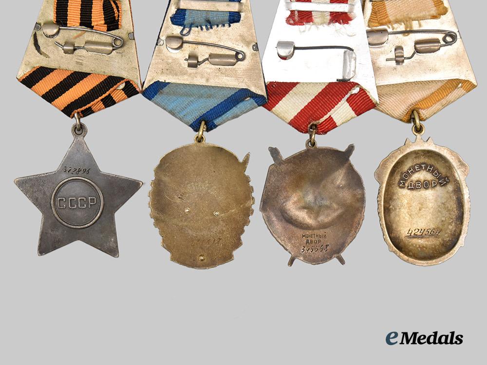 russia,_soviet_union._a_mixed_lot_of_orders_for_courage_and_merit___m_n_c5749