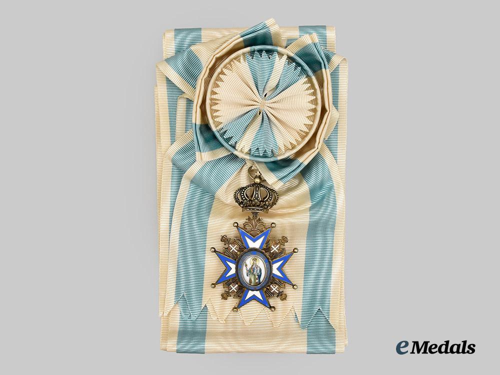 serbia,_kingdom._an_order_of_saint_sava,_knight_grand_cross,_by_huguenin,_c.1930___m_n_c5811