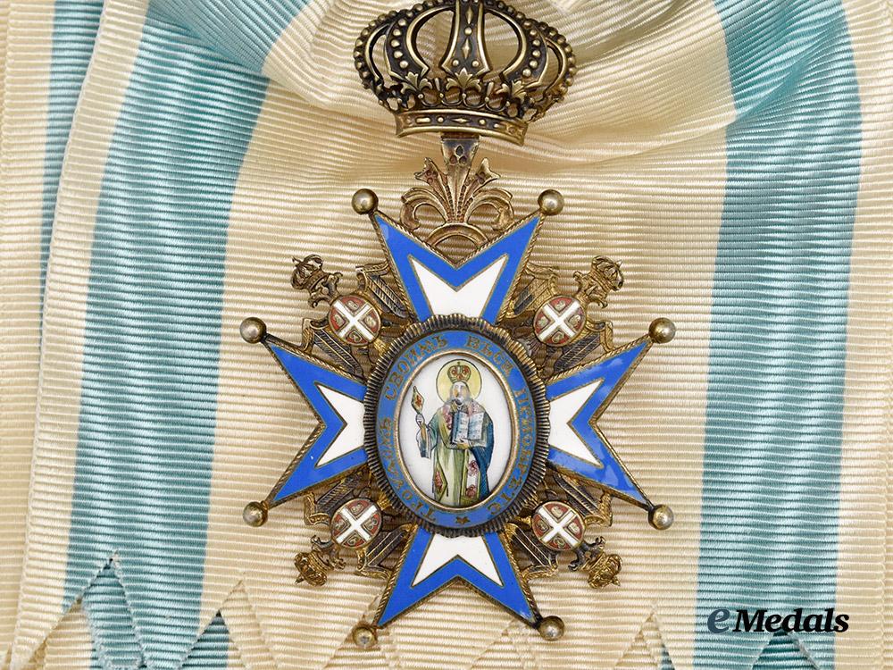 serbia,_kingdom._an_order_of_saint_sava,_knight_grand_cross,_by_huguenin,_c.1930___m_n_c5812