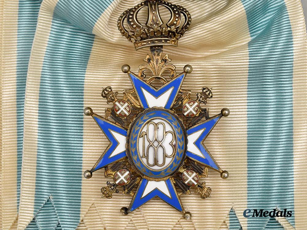 serbia,_kingdom._an_order_of_saint_sava,_knight_grand_cross,_by_huguenin,_c.1930___m_n_c5814