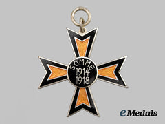 Germany, Weimar Republic. A Somme Cross, by Fleck & Sohn