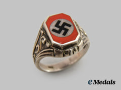 Germany, Third Reich. A Patriotic Silver Ring