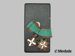 Italy, Republic. Order of Merit of the Italian Republic, Grand Officer’s Set by S,Johnson C. 1960
