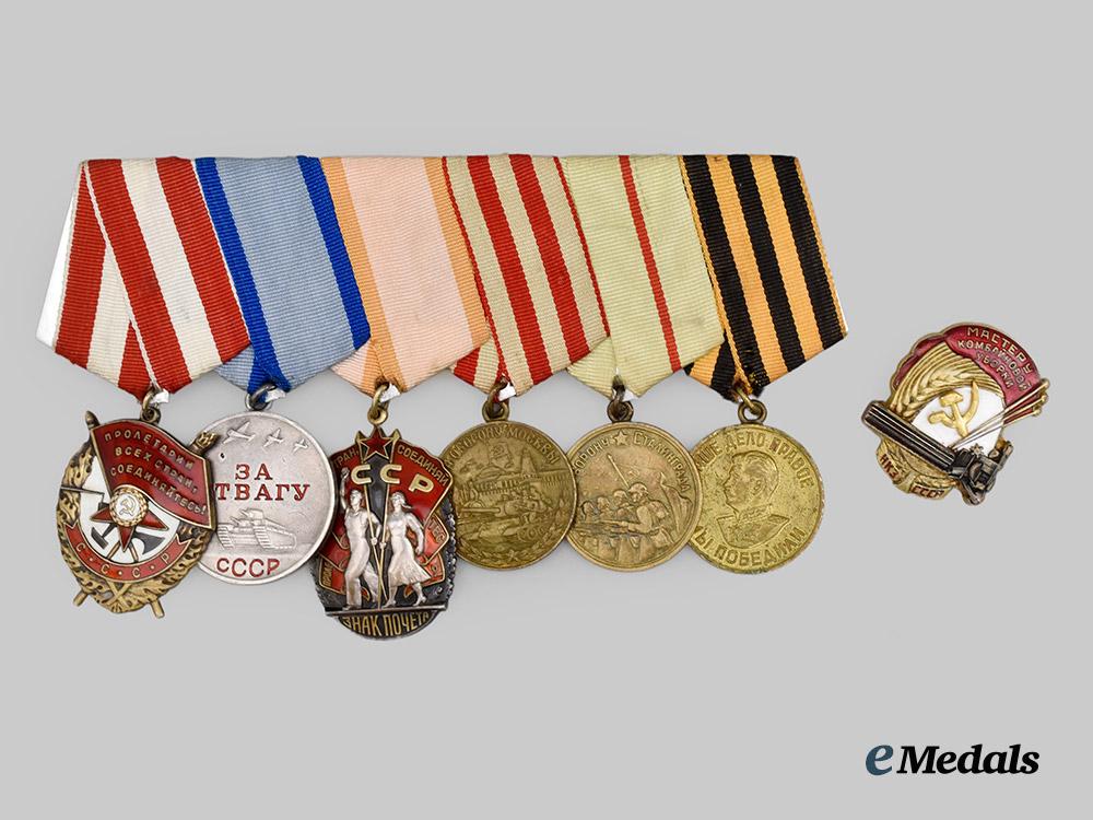 russia,_soviet_union._a_medal_bar_for_a_distinguished_second_world_war_combatant___m_n_c6185