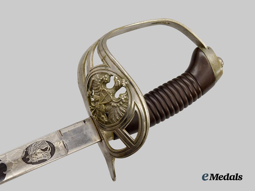 germany,_imperial._a_husaren-_regiment_könig_wilhelm_i_nr7._officer’s_m89_sword___m_n_c6185