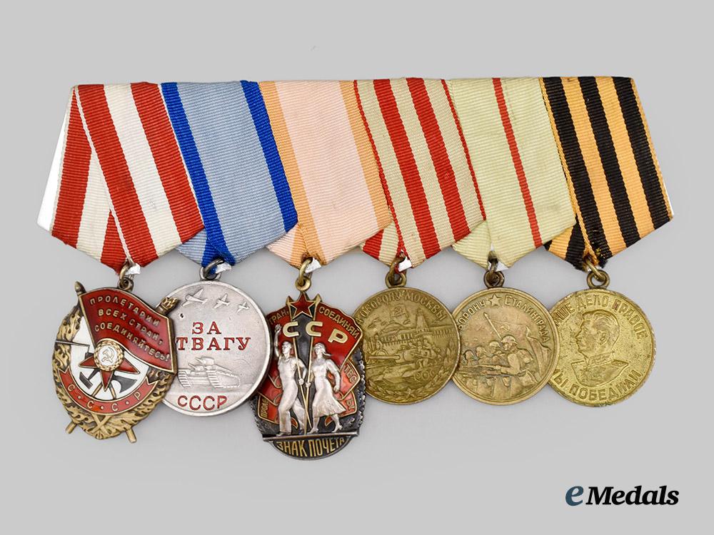 russia,_soviet_union._a_medal_bar_for_a_distinguished_second_world_war_combatant___m_n_c6186