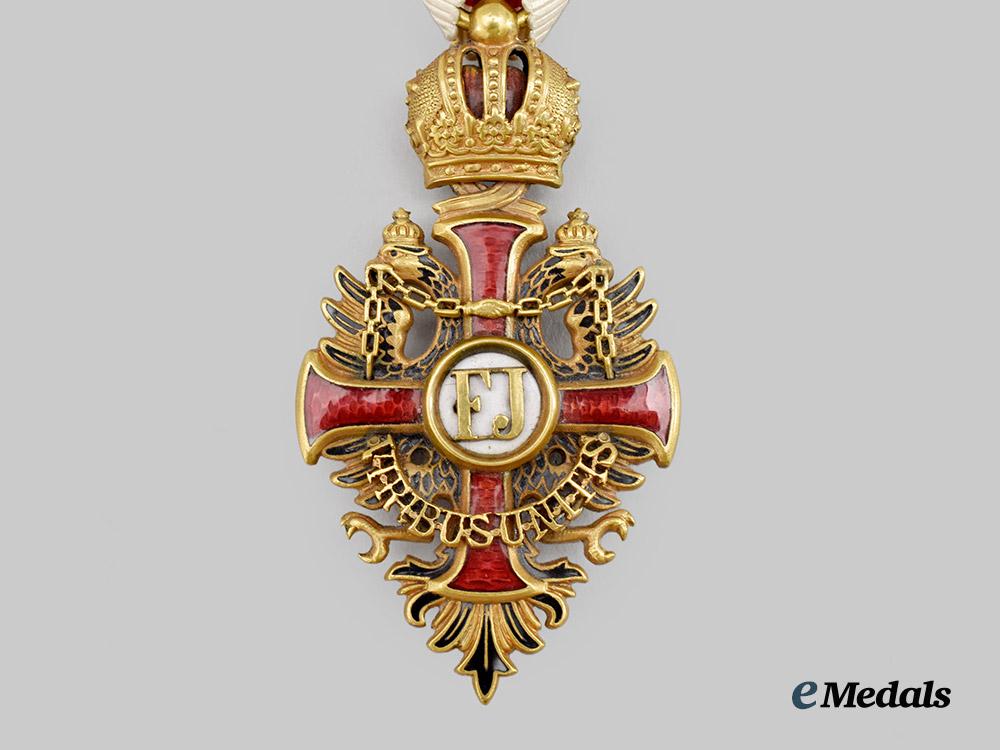 austria,_empire._an_order_of_franz_joseph,_knight’s_cross_with_small_officer_insignia_and_war_decoration,_c.1916___m_n_c6276