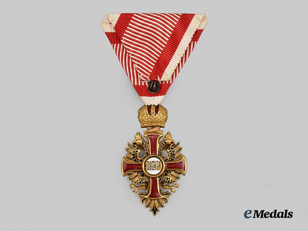 austria,_empire._an_order_of_franz_joseph,_knight’s_cross_with_small_officer_insignia_and_war_decoration,_c.1916___m_n_c6277