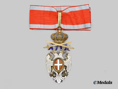 Serbia, Kingdom. An Order of the White Eagle with Swords, III. Class Commander, by Arthus Bertrand, c.1917