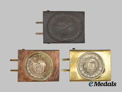 Germany, Third Reich. A Mixed Lot of Belt Buckles