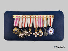 Spain, Kingdom. A Miniature Medal Bar