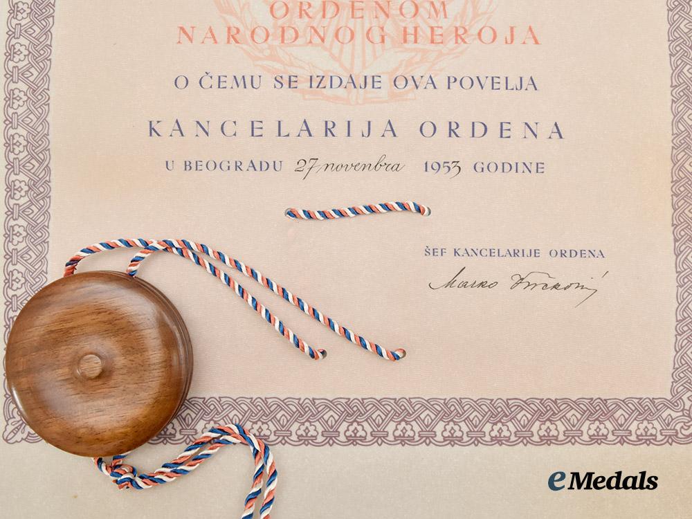 yugoslavia,_republic._an_award_document_for_an_order_of_the_people_to_national_hero_of_yugoslavia_ivan_i._gošnjak,1953___m_n_c6624