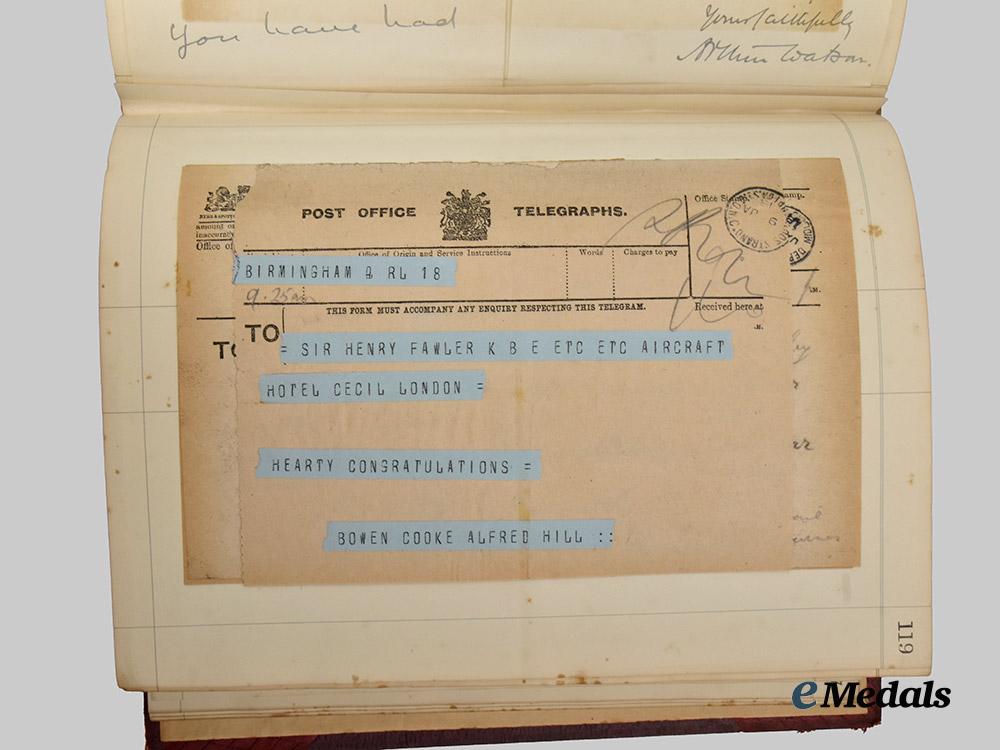 united_kingdom._a_knight_commander_of_the_order_of_the_british_empire_to_lieutenant-_colonel_sir_henry_fowler,_chief_mechanical_engineer_of_the_midland_railway___m_n_c6698