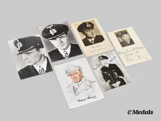 germany,_kriegsmarine._a_lot_of_postwar_signed_knight’s_cross_recipient_photographs_and_postcards,_from_the_roger_bender_collection___m_n_c6730
