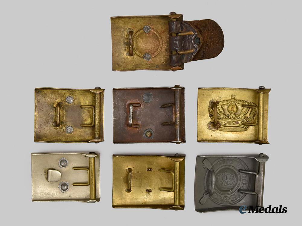 germany,_imperial._a_lot_of_seven_belt_buckles___m_n_c6749