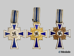 Germany, Third Reich. A Mixed Lot of Honour Crosses of the German Mother, All Grades