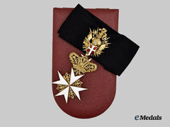 Austria, Imperial. An Order of the Knights of Malta, Commander Cross Neck Badge, by Rothe, c.1920