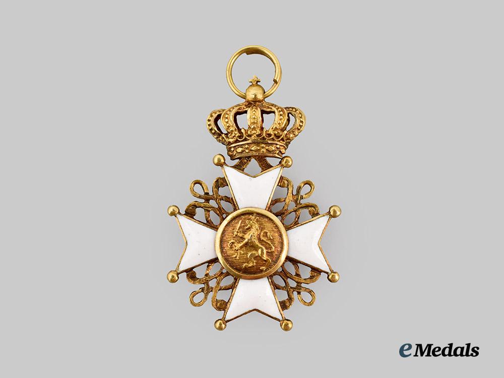 netherlands,_kingdom._a_miniature_order_of_the_dutch_lion,_in_gold,_c.1900___m_n_c6950