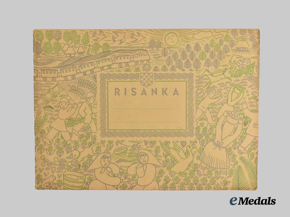 croatia,_independent_state._a_mixed_lot_of_badges_and_paper_items___m_n_c6977