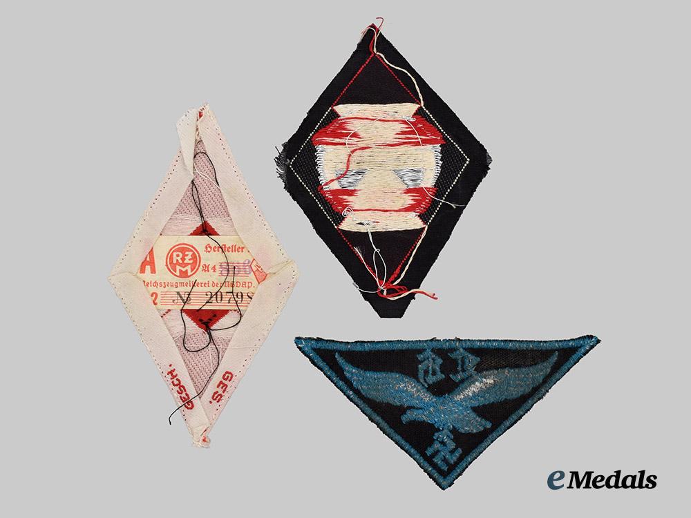 germany,_h_j._a_mixed_lot_of_cloth_insignia___m_n_c7006