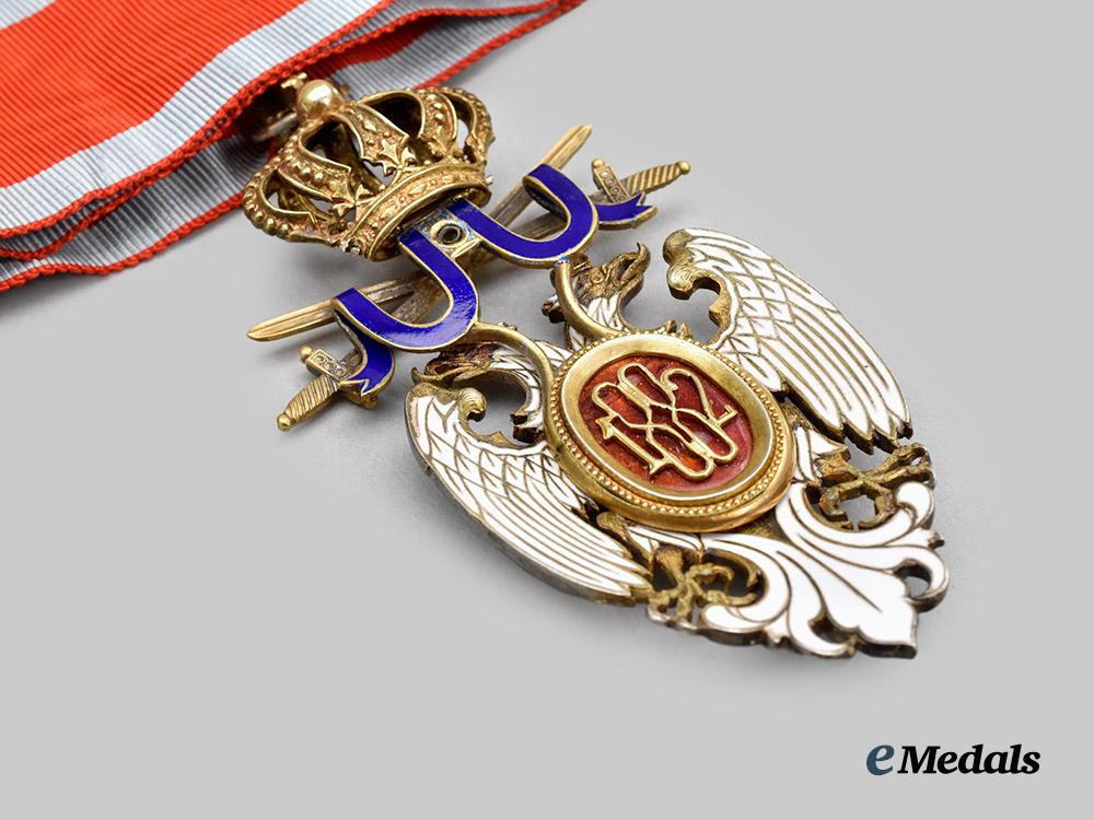serbia,_kingdom._an_order_of_the_white_eagle_with_swords,_i_i_i._class_commander,_by_arthus_bertrand,_c.1917___m_n_c7029