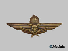 Hungary, Kingdom. A Rare Royal Army Stormtrooper Badge, c.1940
