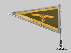 Germany, Wehrmacht. A General’s Staff Car Pennant