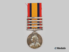 United Kingdom. A Queen’s South Africa Medal to Pte. Dyer, Manchester Regiment