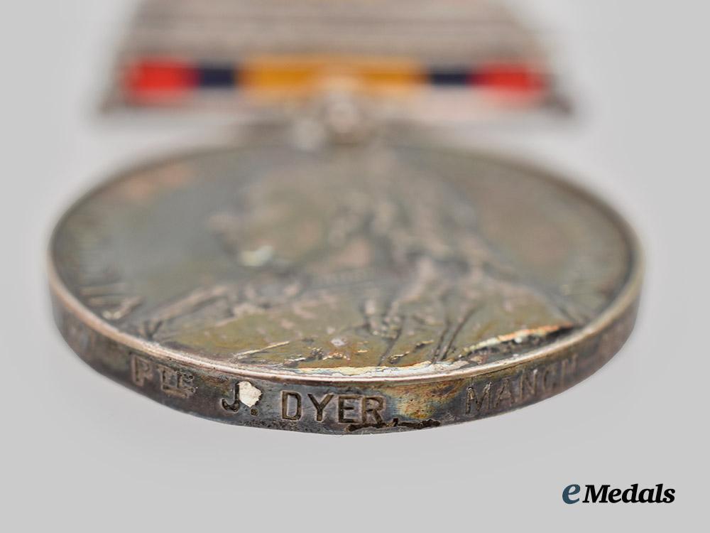 united_kingdom._a_queen’s_south_africa_medal_to_pte._dyer,_manchester_regiment___m_n_c7191