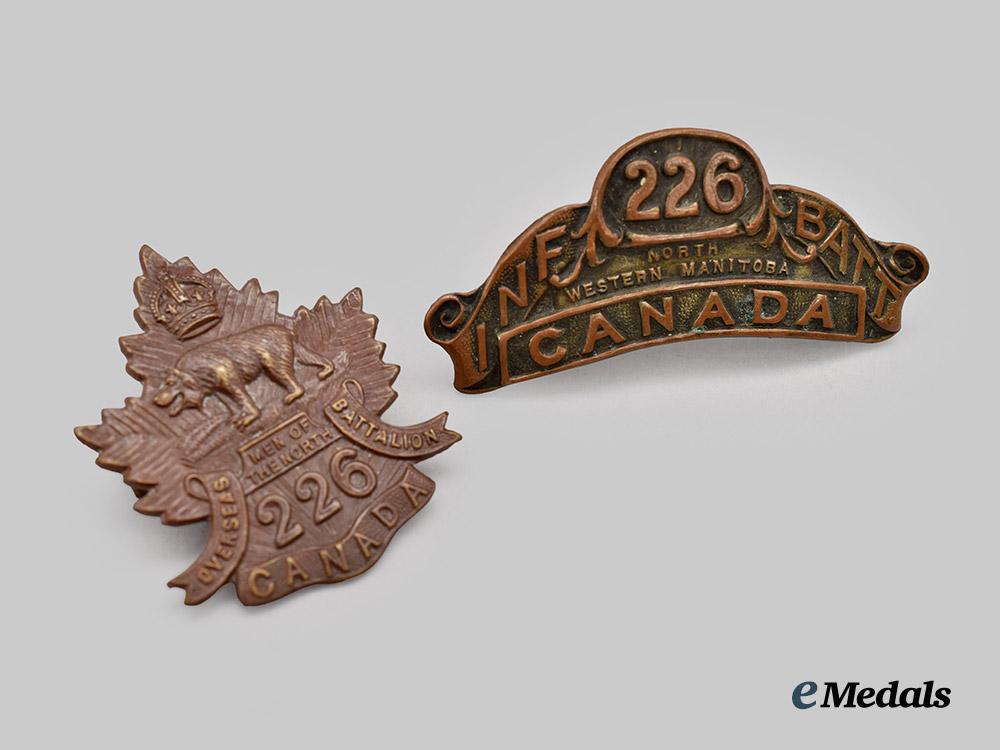canada,_c_e_f._a226th_infantry“_men_of_the_north”_cap_badge_and_collar_tab___m_n_c7210
